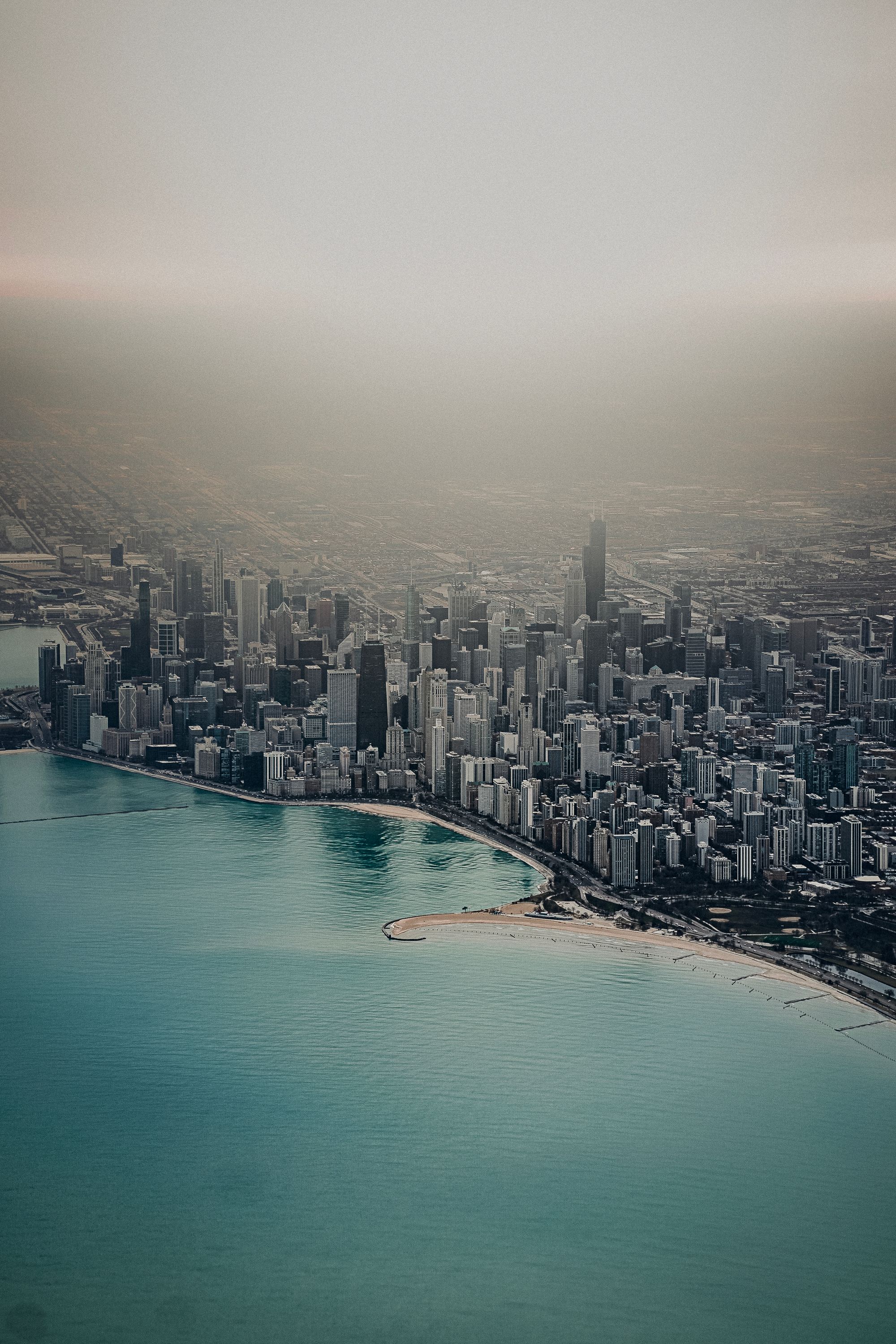 Chicago skyline and lakefront
